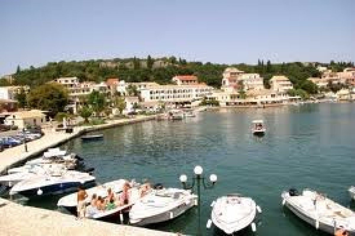 Harbor in Corfu